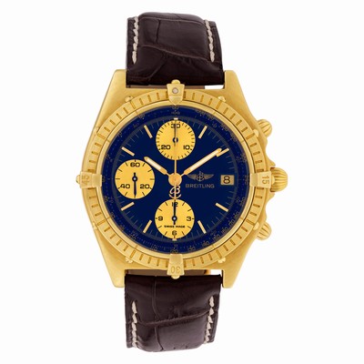 Breitling 1596 Chronomat Automatic Male 18k yellow gold Replica Watches