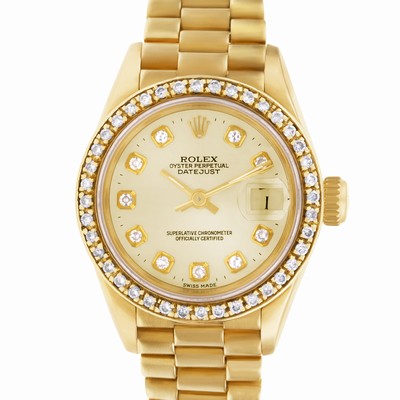 Rolex 69178 Datejust Automatic Female 18k yellow gold Replica Watches