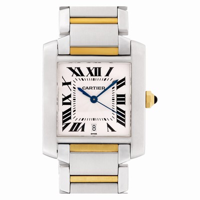 Cartier W51005Q4 Tank Francaise Automatic Male Stainless Steel Replica Watches