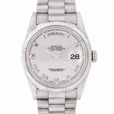 Rolex 18239 Day-Date Automatic Male 18k White Gold Replica Watches