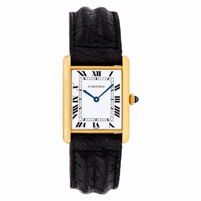 Cartier W5000256 Tank Francaise Automatic Unisex 18k yellow gold Replica Watches