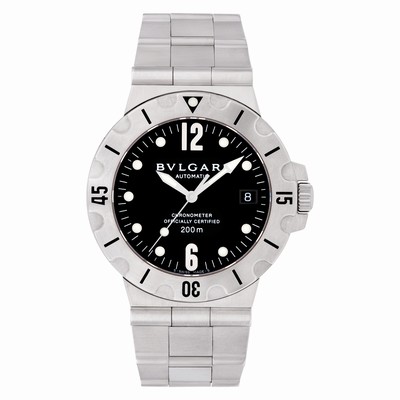Bvlgari SD 385 Diagono Automatic Unisex Stainless Steel Replica Watches