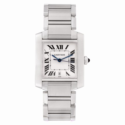 Cartier w51002q3 Tank Francaise Automatic Unisex Stainless Steel Replica Watches