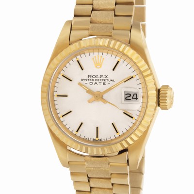 Rolex 6917 Date Automatic Female 18k yellow gold Replica Watches