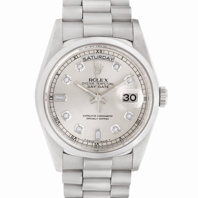 Rolex 18239 Day-Date Automatic Male 18k White Gold Replica Watches