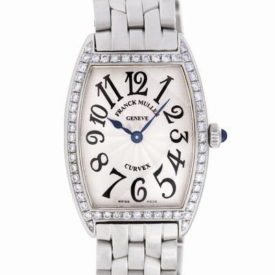 Franck Muller 1752 QZ Curvex Quartz Female Stainless Steel Replica Watches