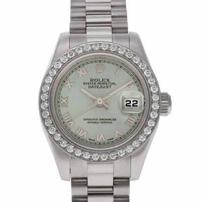 Rolex 179166 Datejust Automatic Female Platinum Replica Watches
