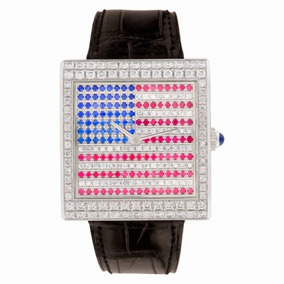Corum 157.191.69 Buckingham Manual Unisex 18k White Gold Replica Watches