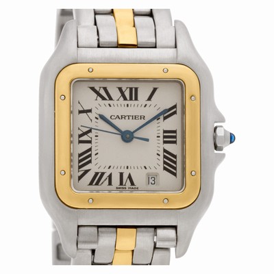 Cartier W25028B Panthere Quartz Unisex Stainless Steel Replica Watches
