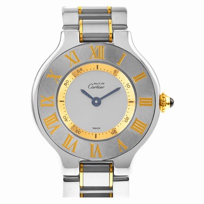 Cartier W10073R6 Must 21 Quartz Female Stainless Steel Replica Watches