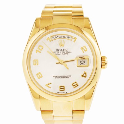 Rolex 118208 Day-Date Automatic Male 18k yellow gold Replica Watches