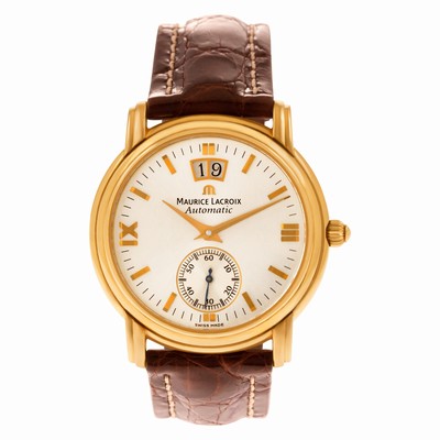 Maurice Lacroix 58788 grand guichet Automatic Male 18k yellow gold Replica Watches