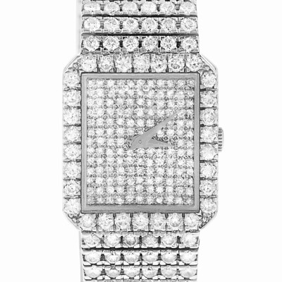 Piaget 8354 Classic Quartz Female 18k White Gold Replica Watches