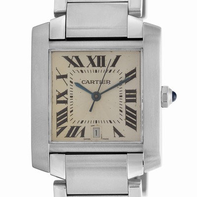 Cartier W51002q3 Tank Francaise Automatic Male Stainless Steel Replica Watches