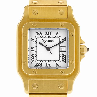 Cartier 99696 Santos Automatic Unisex 18k yellow gold Replica Watches