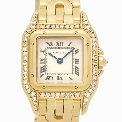 Cartier 866911 Panthere Quartz Female 18k yellow gold Replica Watches