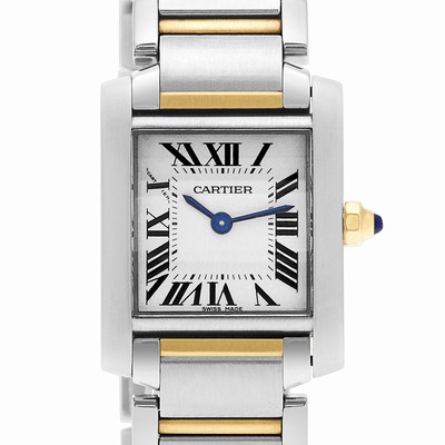 Cartier W51007Q4 Tank Francaise Quartz Female Stainless Steel Replica Watches