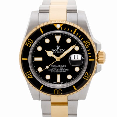 Rolex 116613 Submariner Automatic Male 18k gold & Stainless Steel Replica Watches