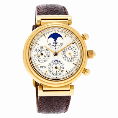 IWC IW3750 Da Vinci Automatic Male 18k yellow gold Replica Watches
