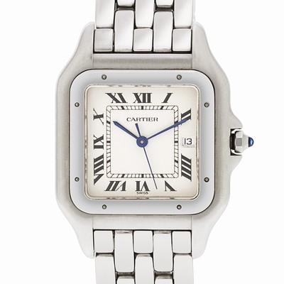 Cartier W25032P5 Panthere Quartz Male Stainless Steel Replica Watches
