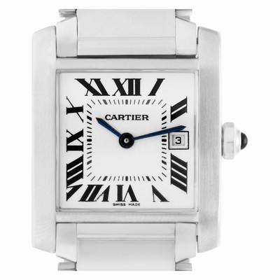 Cartier W51011Q3 Tank Francaise Quartz Unisex Stainless Steel Replica Watches
