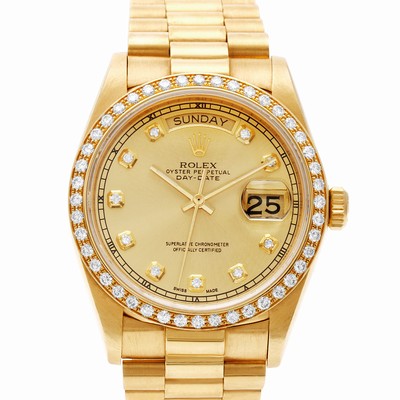 Rolex 18038 Day-Date Automatic Male 18k yellow gold Replica Watches