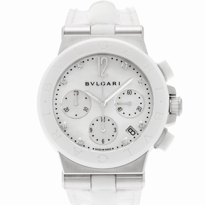 Bvlgari DG 37 SC CH Diagono Quartz Female Stainless Steel Replica Watches