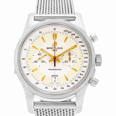 Breitling AB015412/G784-154A Transocean Chronograph Automatic Male Stainless Steel Replica Watches