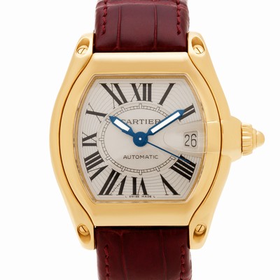 Cartier W62005V2 Roadster Automatic Unisex 18k yellow gold Replica Watches