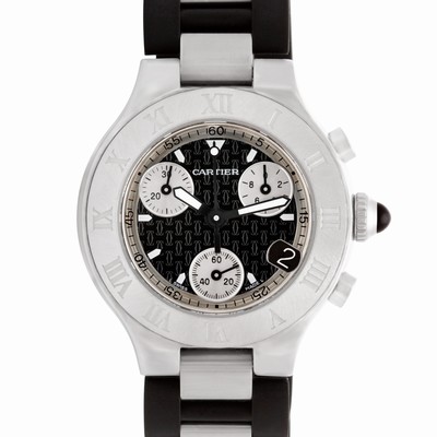 Cartier 2996 Chronoscaph Quartz Female Stainless Steel Replica Watches