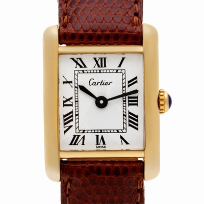 Cartier Cartier 1385 Tank Vermeil Manual Female Vermeil Replica Watches