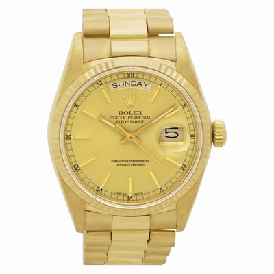 Rolex 18038 Day-Date Automatic Male 18k yellow gold Replica Watches