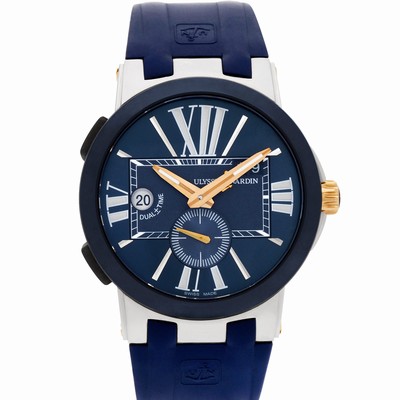 Ulysse Nardin 243-00 Executive Automatic Male 18k gold & Stainless Steel Replica Watches