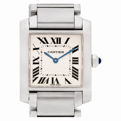 Cartier W51011Q3 Tank Francaise Quartz Unisex Stainless Steel Replica Watches