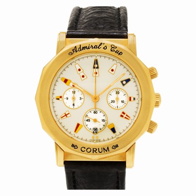 Corum 296.830.56 Admirals Cup Automatic Male 18k yellow gold Replica Watches