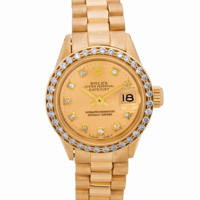 Rolex 6517 Datejust Automatic Female 18k yellow gold Replica Watches