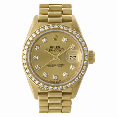 Rolex 69178 Datejust Automatic Female 18k yellow gold Replica Watches