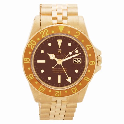 Rolex 1675 GMT-Master Automatic Male 18k yellow gold Replica Watches