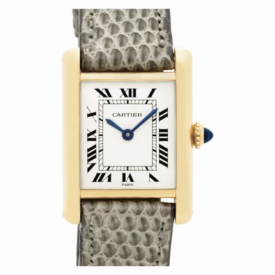 Cartier 7809711034 Tank Manual Female 18k yellow gold Replica Watches