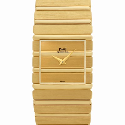 Piaget 7131 C 701 Polo Quartz Unisex 18k yellow gold Replica Watches