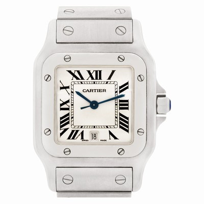 Cartier 1564 Santos Quartz Unisex Stainless Steel Replica Watches