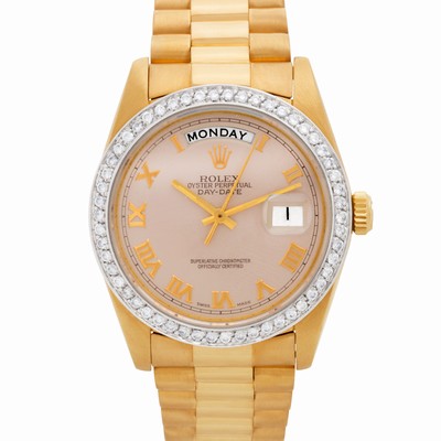 Rolex 18038 Day-Date Automatic Unisex 18k yellow gold Replica Watches