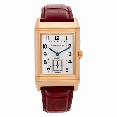 Jaeger LeCoultre Jaeger LeCoultre 3764 Reverso Manual Male 18k Pink Gold Replica Watches