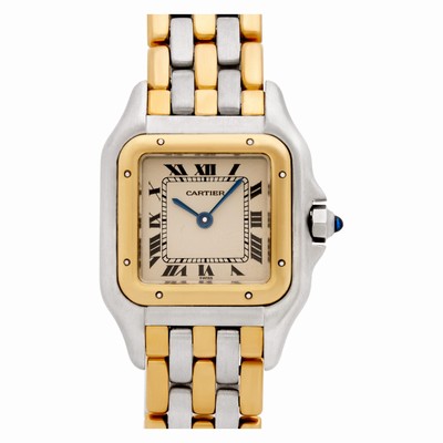 Cartier W25028B Panthere Quartz Female Stainless Steel Replica Watches