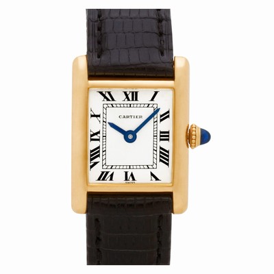 Cartier Cartier 2266 Tank Manual Female 18k yellow gold Replica Watches