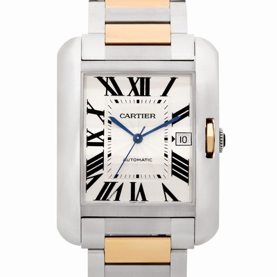 Cartier W5310006 Tank Anglaise XL Automatic Male Stainless Steel Replica Watches