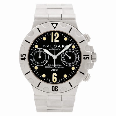 Bvlgari scb 38 s Diagono Automatic Male Stainless Steel Replica Watches