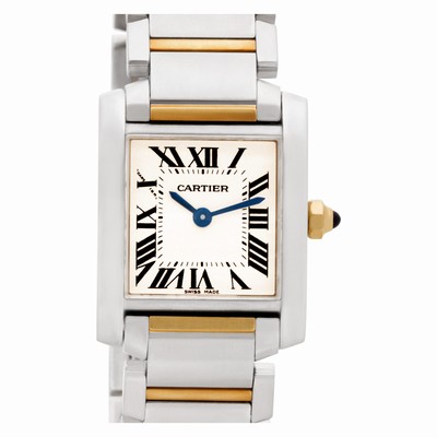 Cartier W51007Q4 Tank Francaise Quartz Female Stainless Steel Replica Watches