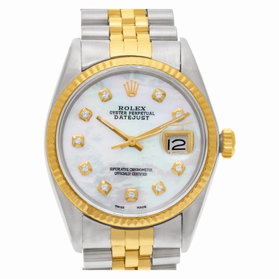 Rolex 16013 Datejust Automatic Male 14k yellow gold Replica Watches