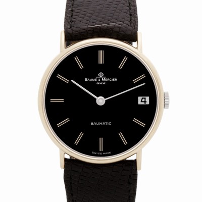 Baume & Mercier 443080 Baumatic Automatic Unisex 18k White Gold Replica Watches